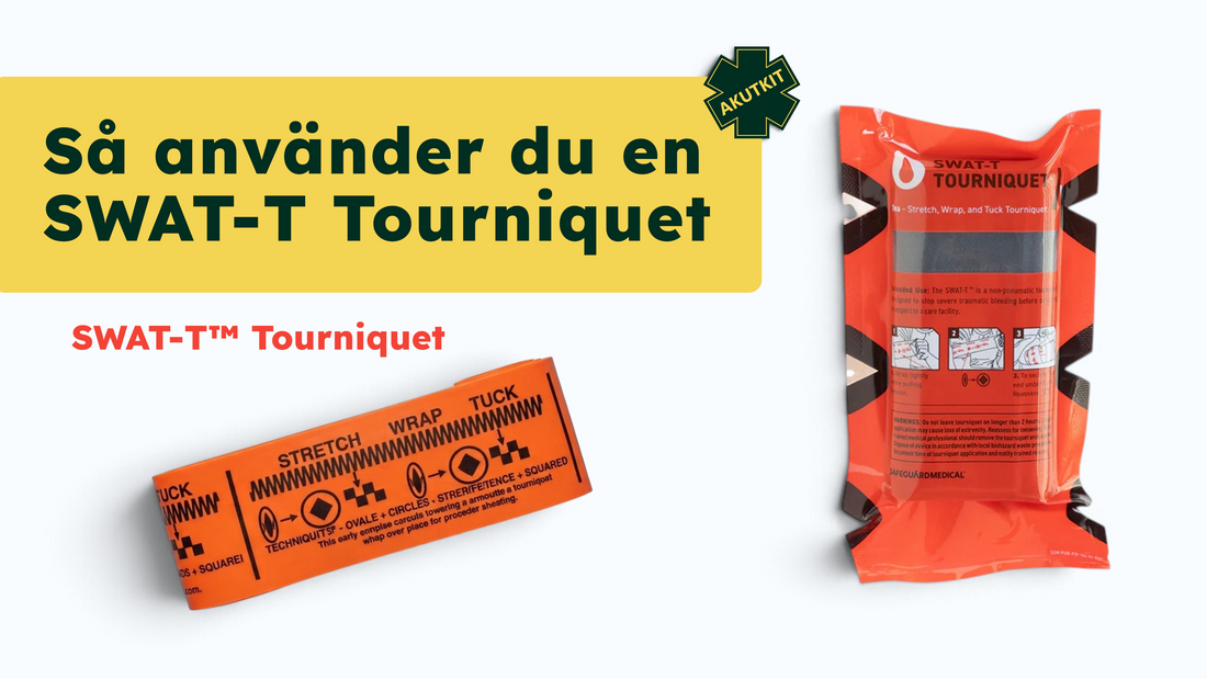Så stoppar du en kraftig blödning med SWAT-Tourniquet