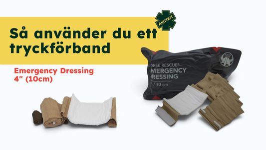 Så stoppar du en kraftig blödning med ett tryckförband
